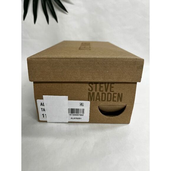 Steve Madden Women's Alaya Slip-On Block-Heel Mule Sandals - Tan 11M - Picture 6 of 8